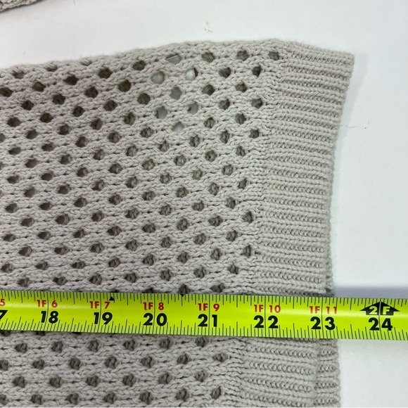 Maurices Women’s Button Front Cardigan Sz Small Color Tan/Beige Open Knit Collar - Picture 9 of 10